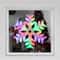 15" LED Color Changing Christmas Snowflake Window Silhouette